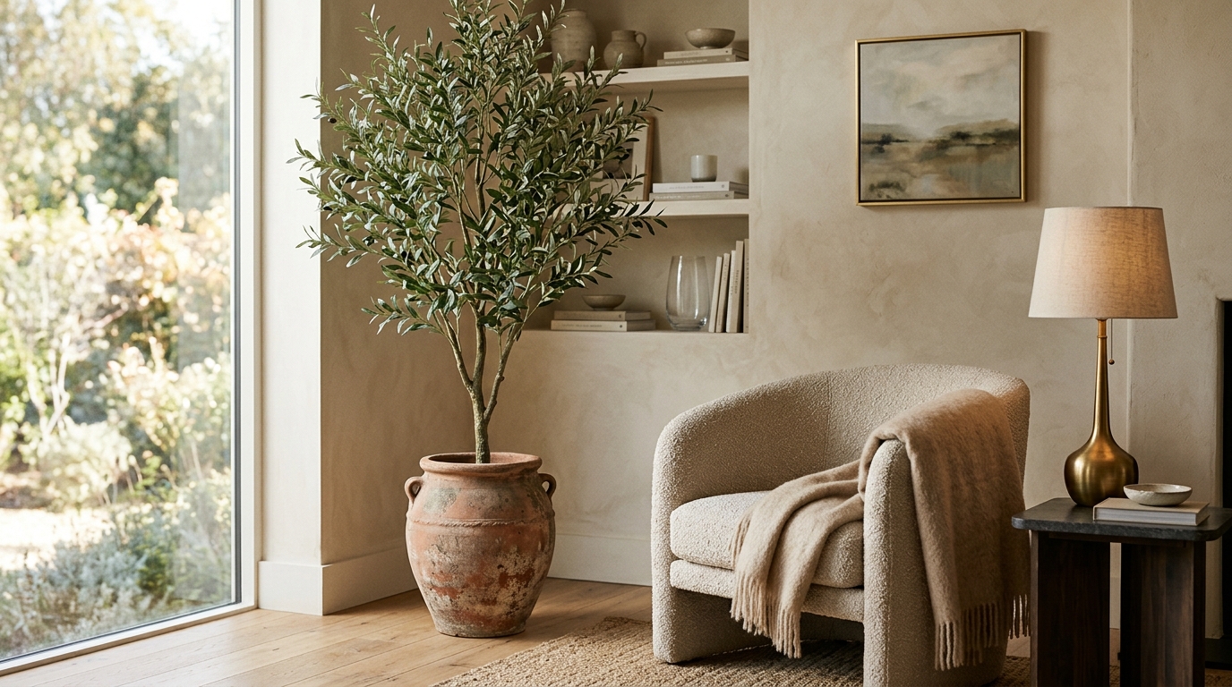 Real-Touch Mediterranean Olive Tree